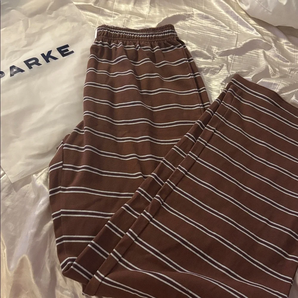 PARKE Tonal Striped Boxer Pants - Picture 6 of 7